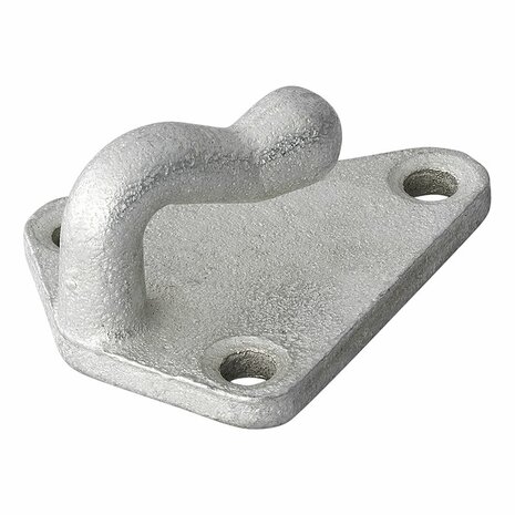 Touwhaak metaal 40x45mm 10 stuks in blister
