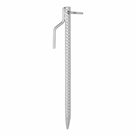 Grondpen 41cm met haak en ring