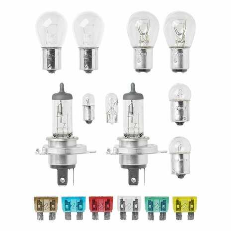 Reservelampenset H4 16-delig