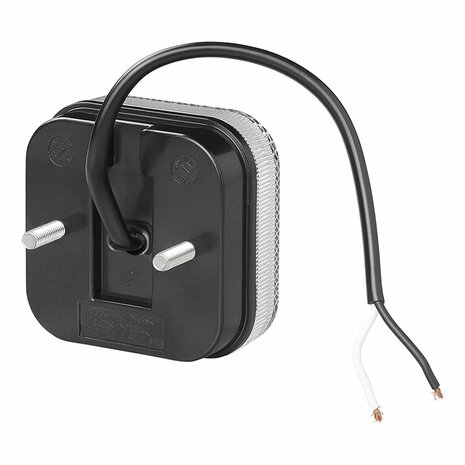 Markeringslamp 12/24V wit 65 x 65 mm LED