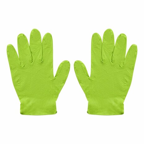 Gripp-It nitril handschoenen M groen dispenserdoos van 50 stuks