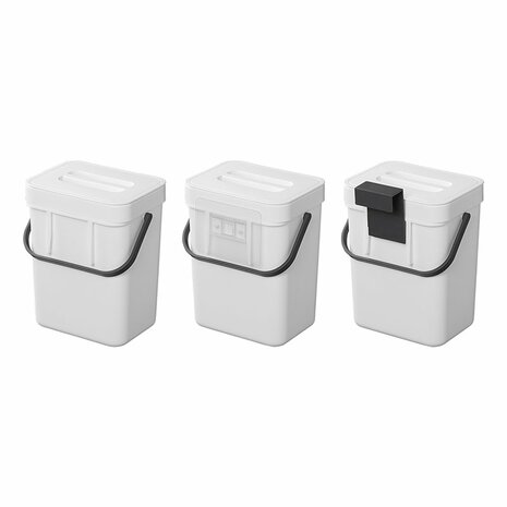 Afvalbak met deksel 3L voor caravan/camper