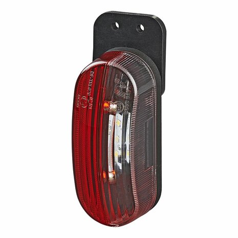 Breedtelicht LED rood/wit rechts in blister
