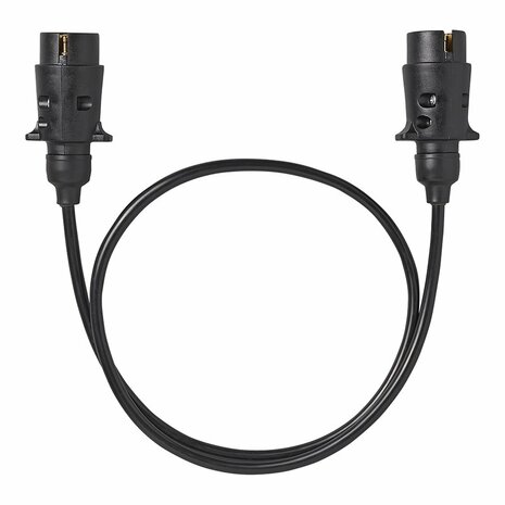Verlengkabel 1M met 2x stekker 7-polig PVC