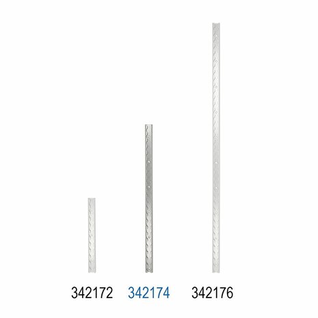 Bindrail aluminium 60cm