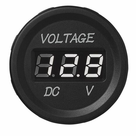 Voltmeter digitaal inbouw 6-30V in blister
