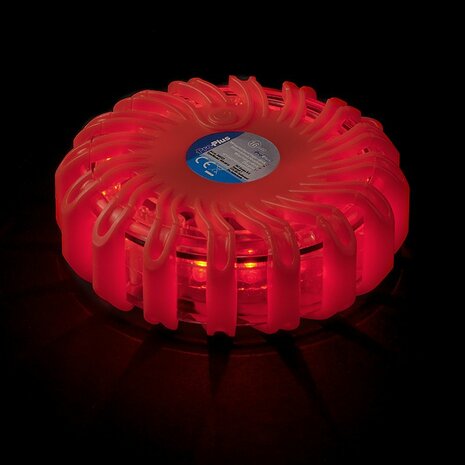 Waarschuwings-disk 16LED oranje