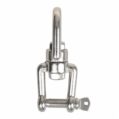 Wartelsluiting 8mm, A4 RVS AISI 316, oog/vork, 2.500 daN