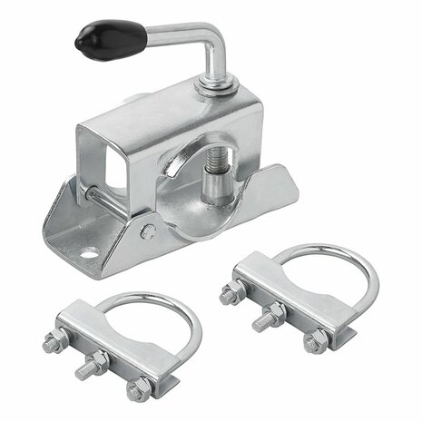 Klem 48mm voor neuswiel + 2x U-beugel 60/70mm