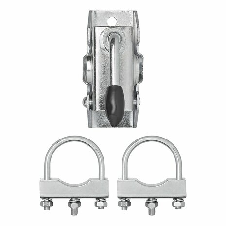 Klem 48mm voor neuswiel + 2x U-beugel 60/70mm