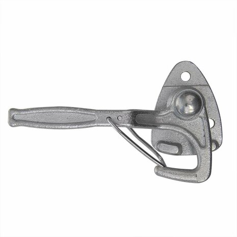 Klephaak nr.0 links 140mm met opschroef-oog