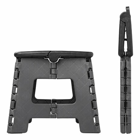 Opstapje S met anti-slip kunststof 29 x 21,5 x 22 cm opvouwbaar