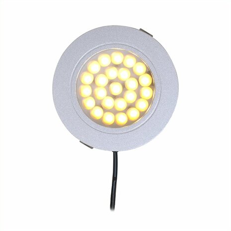 Inbouwspot 24-leds 12V 220lm  dia 65x11mm