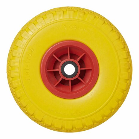 PU band met kunststof velg 10" 3.00-4