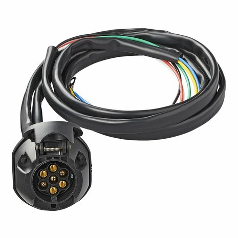 Trekhaakkabelset 7-polig PVC + 1,50M kabel in blister