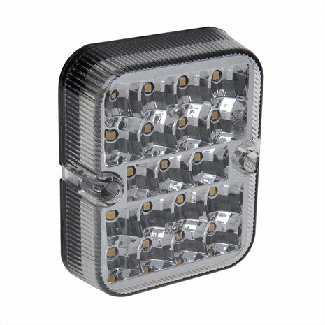 Achteruitrijlicht 100x81mm 19LED in blister