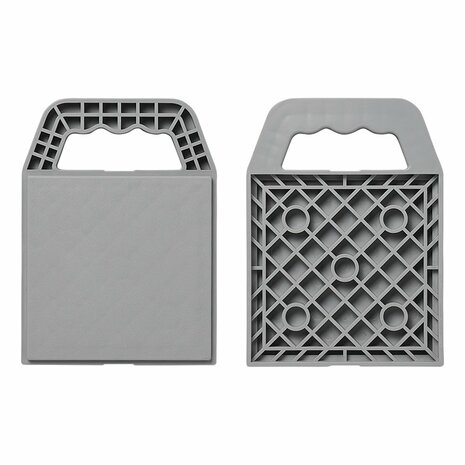 Onderlegplaten stapelbaar met handvat - set van 4 stuks