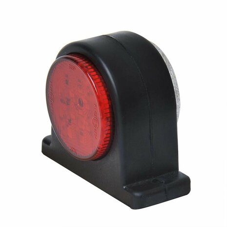 Breedtelicht rood/wit 68x62mm 8LED in blister