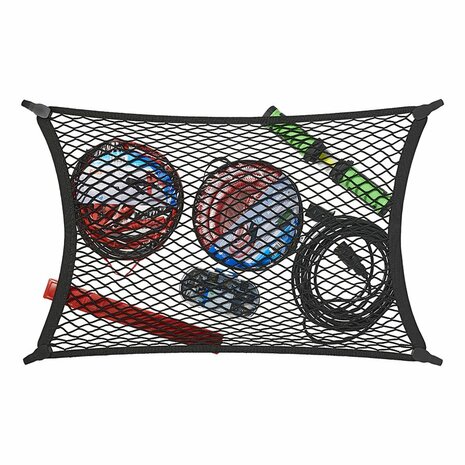 Bagagenet elastisch 80x60cm met kunststof haken NS-1