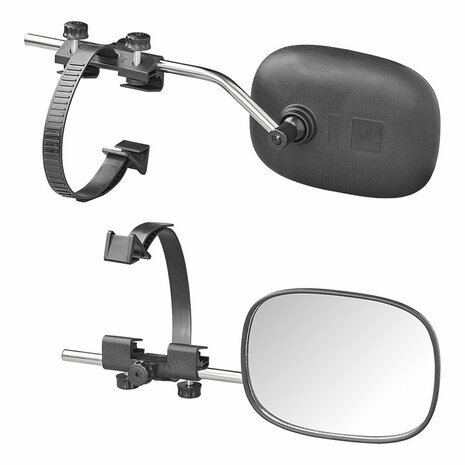 Caravanspiegel convex glas 410 x 140 x 190 mm