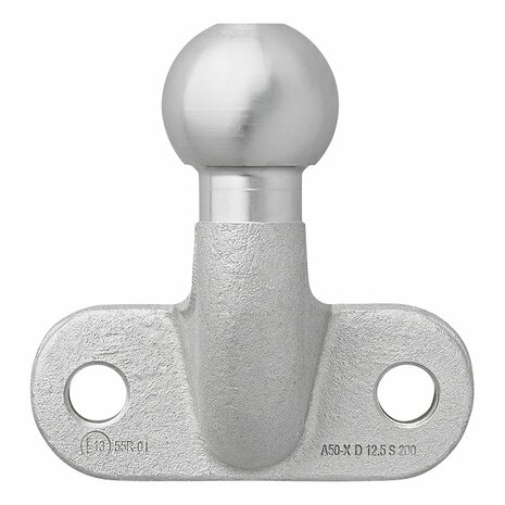 Trekhaakkogel zilver haaks