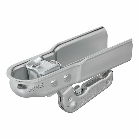 Kogelkoppeling staal verticaal 2 gaten vierkant 60mm 1300kg geremd