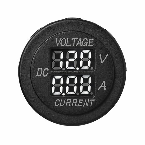 Volt-ampèremeter digitaal 6-30V 0-10A