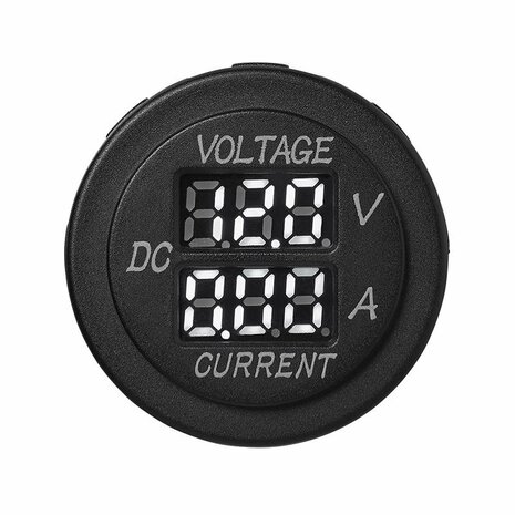 Volt-ampèremeter digitaal 6-30V 0-10A in blister