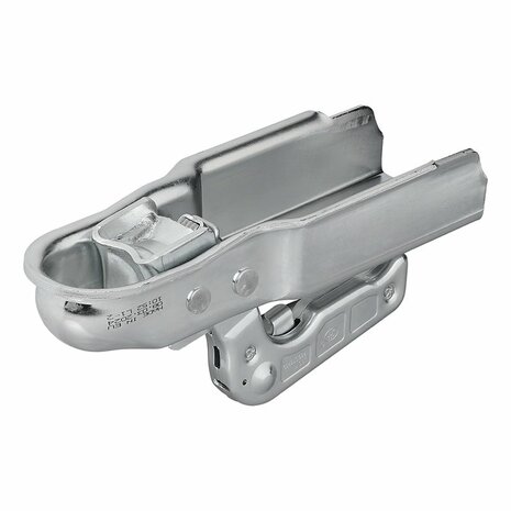 Kogelkoppeling staal verticaal 2 gaten vierkant 70mm 1300kg geremd
