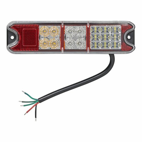 Achterlicht 5 functies 192x51mm 21LED in blister