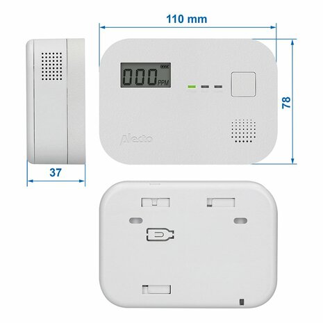 Koolmonoxide melder
