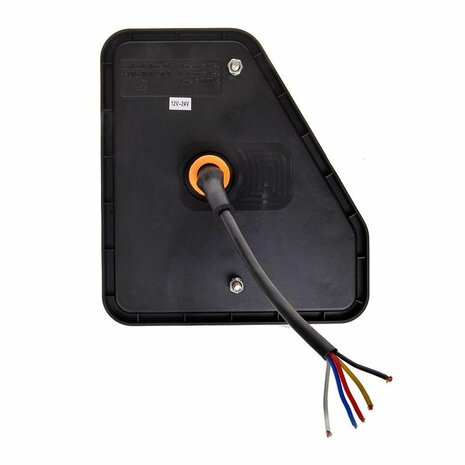 Achterlicht 5 functies 208x188mm 22LED links UK