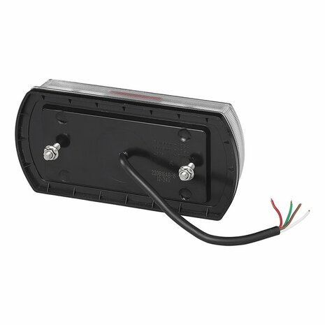 Achterlicht 5 functies 225 x 105 mm 43LED rechts
