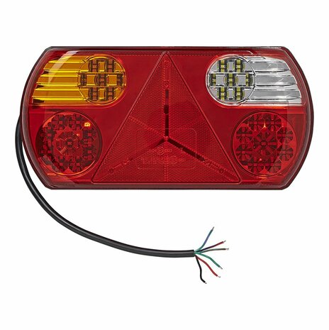 Achterlicht 6 functies 296x142mm 32LED links