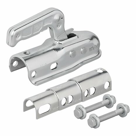 Kogelkoppeling staal rond 35-50mm 2000kg geremd