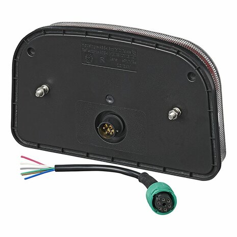 Achterlicht 6 functies 240x150mm LED rechts