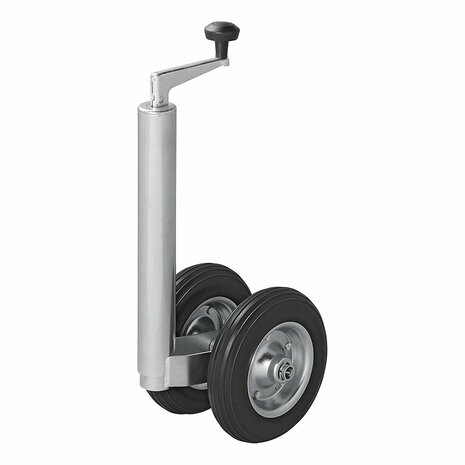 Dubbel neuswiel 48 mm met massief PU banden 200 x 50 mm
