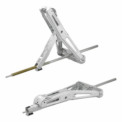 Caravanhoeksteun 1000kg 605x280mm H:470mm met verlengd uitdraaimechanisme