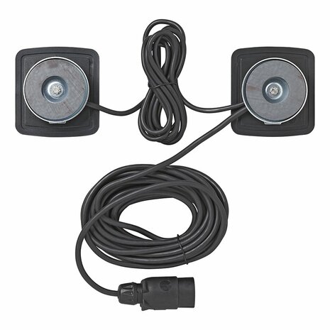 Aanhangerverlichtingsset LED met magneten 7,5+2,5M kabel