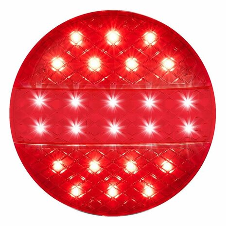 Achterlicht 12/24V 3 functies 140mm STF LED in blister