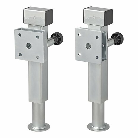 Steunpoot 60x60 mm kantelbaar SF60 D42 SW19 410-655 mm 1300kg