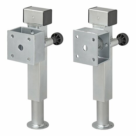 Steunpoot 60x60 mm kantelbaar SF60 D85 SW19 410-655 mm 1300kg