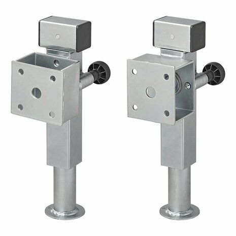 Steunpoot 60x60 mm kantelbaar SF60 D85 SW19 360-595 mm 1350kg