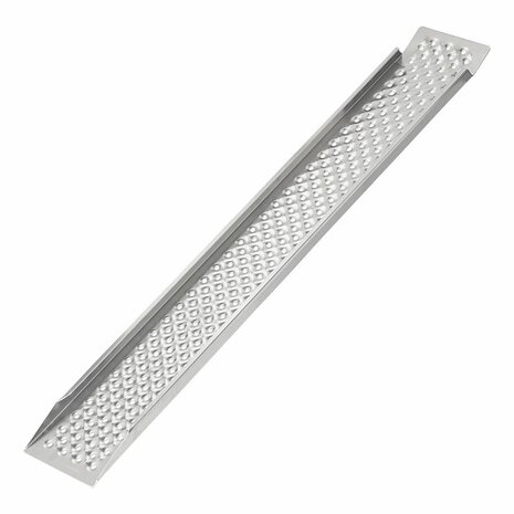 Oprijplaat aluminium 150x21cm 200kg per stuk