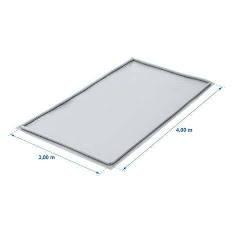 Grondzeil opblaasbaar 3,00x4,00M