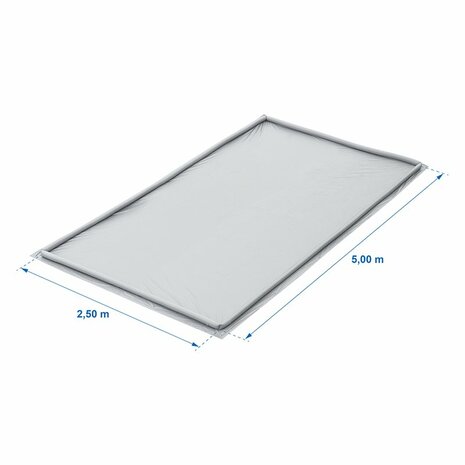 Grondzeil opblaasbaar 2,50x5,00M