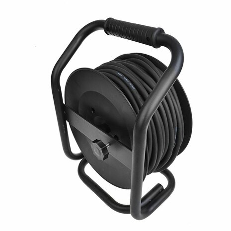 Kabelhaspel CEE 25M 3x1,5mm² (2x Schuko + 1x CEE)