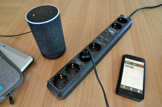 Connect wifi stekkerdoos 1,5m h05vv-f3g1,5 zwart