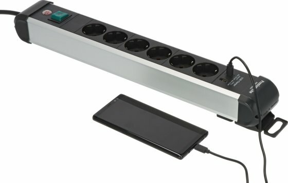 Contactdoosstrip 6-voudig met usb c pd 30w en usb a 18w 3m h05vv-f3g1.5