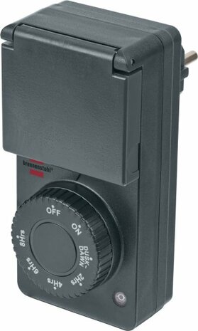 Timer met schemersensor DDT IP44 antraciet